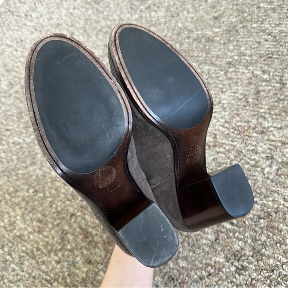 Frye Myra Oiled Suede Booties (Smoke Grey) - Picture 8 of 10